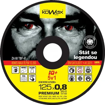 Brusný kotouč Řezný kotouč KOWAX IQ+ 5v1 125x0,8mm