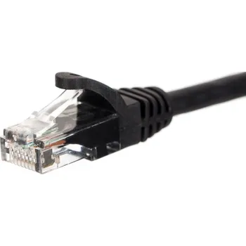 Síťový kabel Patchcord Netrack U/UTP 6 RJ45 / RJ45 0,5 m černý