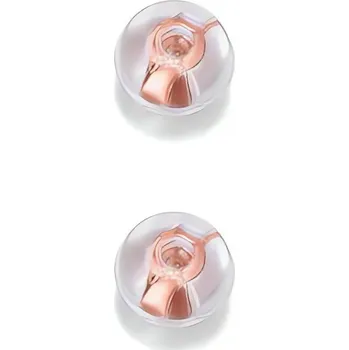 Náušnice Uzávěr na náušnice / 2 páry Silicone Rose Gold Troli
