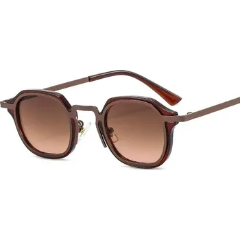 Sluneční brýle Stylové kovové sluneční brýle Y2K | ochrana zraku - C4