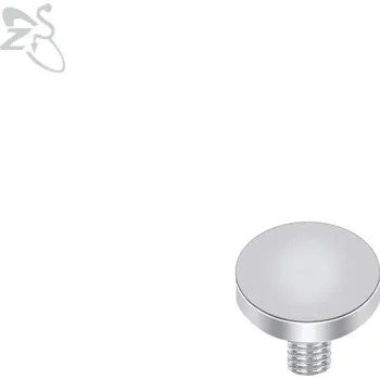 Piercing Barevný titanový dermální piercing s krystalem | tělový šperk - L-3MM