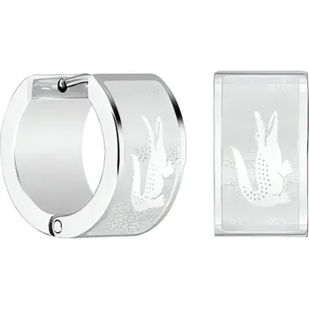 Šperk Ocelové kruhové náušnice Backhand 2040435 Lacoste