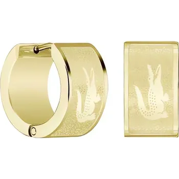 Šperk Pozlacené kruhové náušnice Backhand 2040436 Lacoste