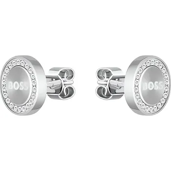 Šperk Luxusní ocelové náušnice Iona 1580558 Hugo Boss