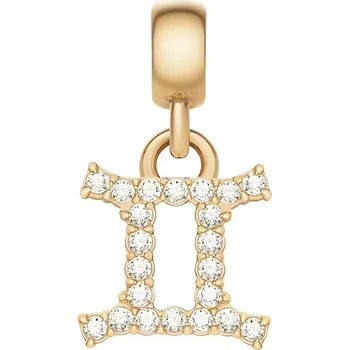 Šperk Pozlacený přívěsek s krystaly Blíženci Crystal Zodiac DW00400758 Daniel Wellington
