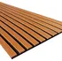 akustický panel 3D dřevěné lamely na zeď na filci 275 x 46 cm, dub sluneční