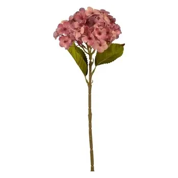 umělá květina Umělá hortenzie růžová 45 cm