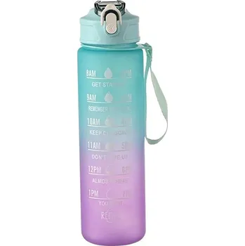 Sportovní láhev 1l s motivací | láhev na pití - 800ml zelená