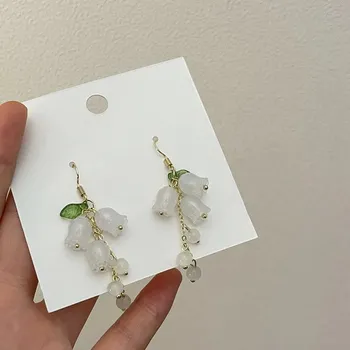 Náušnice Romantické visací náušnice s motivem květin | náušnice, šperk - Styl12