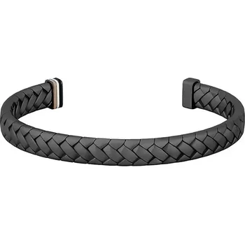 Šperk Černý pevný náramek pro muže 1580673 Hugo Boss