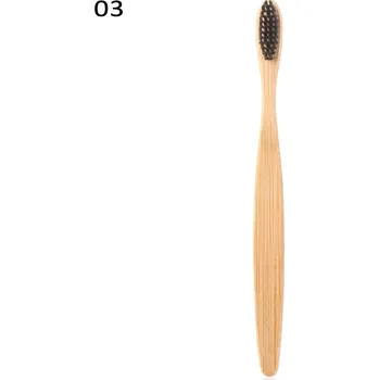 Zubní kartáček Bambusový kartáček pro jemné čištění zubů | zubní hygiena - Černý