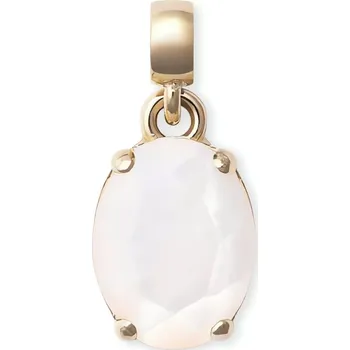 Šperk Půvabný pozlacený přívěsek s perletí Mother of Pearl DW00401461 Daniel Wellington