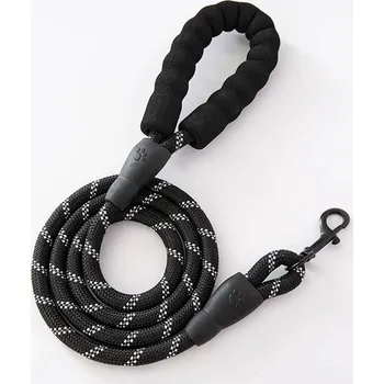 Vodítko pro psa Nylonové vodítko pro psy | chovatelské potřeby - černý