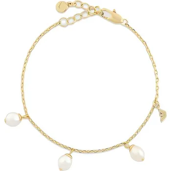 Náramek Módní pozlacený náramek s perličkami EGS3198710 Emporio Armani