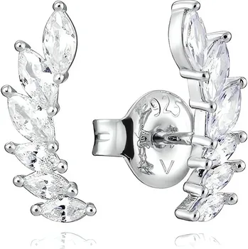 Módní doplněk Třpytivé podélné náušnice se zirkony Trend 13081E000-30 Viceroy