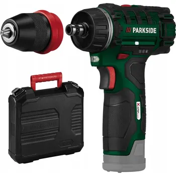 Vrtačka Aku Vrtačka PARKSIDE PBSA 12 12V Solo + Kufr + Bity