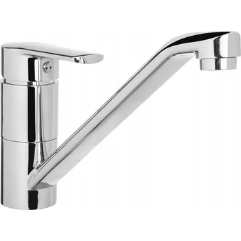 Vodovodní baterie Kuchyňská baterie stojánková Invena Verso stříbrná