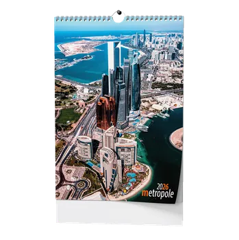 Kalendář Nástěnný kalendář 2026 A3 Metropole