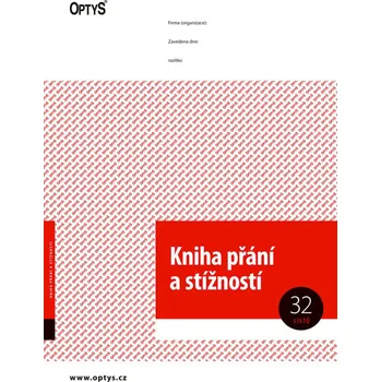 Tiskopis Kniha přání a stížností A4