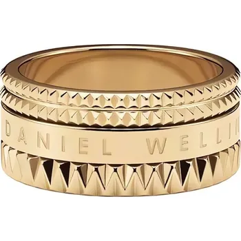 Prsten Nepřehlédnutelný pozlacený prsten Elevation DW0040026 Daniel Wellington / Obvod: 48 mm - 48 mm