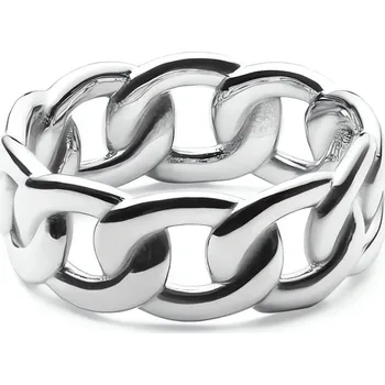 Prsten Elegantní ocelový prsten Chunky Chain DW0040084 Daniel Wellington / Obvod: 58 mm - 58 mm