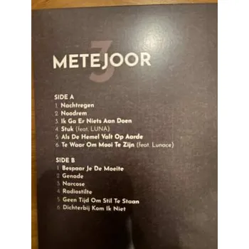 Zahraniční hudba LP Metejoor: 3 2025