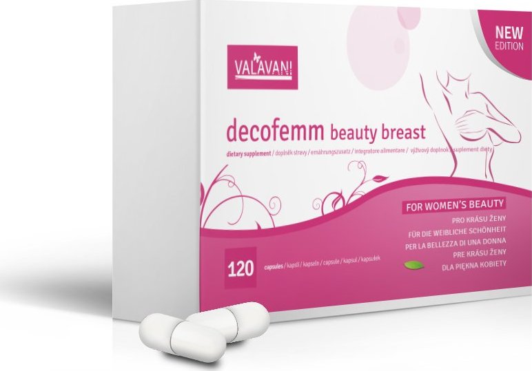 DecoFemm Beauty Breast 120 kapslí Dárek zdarma