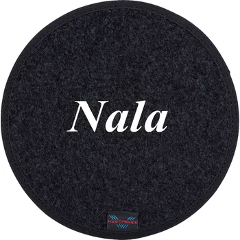 Miska pro psa Textilní podložka pod misku (cestovní) Max-Dywanik černá 0 l