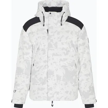 Pánská lyžařská bunda EA7 Emporio Armani Ski Cortina Down fancy white