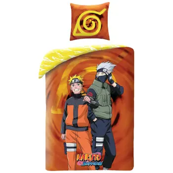 Polštář Povlečení Naruto Shippuden Naruto a Kakashi 140x200cm