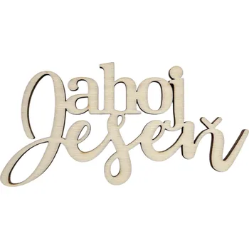 Svatební dekorace FLOWERIO Dřevěný výřez 15cm - ahoj Podzime