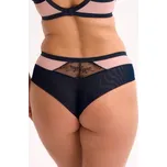 Brazilky Gaia Frida Růžovo-tmavěmodrá 2XL