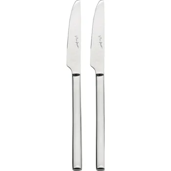 Stolování Lamart LT5041 2dílná sada jídelních nožů Bella, stříbrná