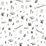 Be Nice Přírodní vánoční balicí papír - světlý velký - 3 ks