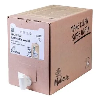 Podlahový mycí stroj Mulieres Koncentrovaný prací gel BIO (15 l) - růžová zahrada