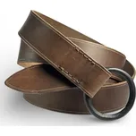 Drakkaria ALBAN, kožený opasek s kovanou sponou