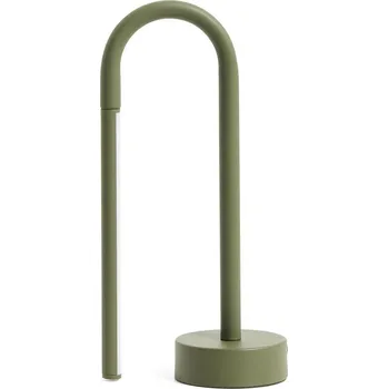 Čtecí lampička Zelená kovová LED stolní lampa (výška 30 cm) Bow – Kave Home ID_1827084