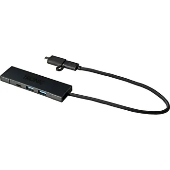 TRONIC® USB rozbočovač / Rychlonabíječka (USB rozbočovač – 2x USB-A a 2x USB-C)