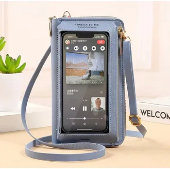 Kabelka Elegantní dámská crossbody taška - Modrá