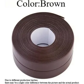 Lepicí páska Vodotěsná těsnící páska pvc do koupelny | samolepicí páska - 2.2cm,Hnědá,1m