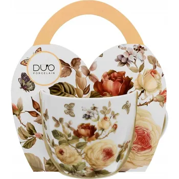 Porcelánový hrnek ZAHRA 460 ml v papírovém košíku