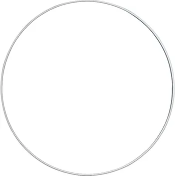 Knorr Prandell Kovový kruh - základ na věnce Ø22 cm - bílý