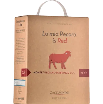 Víno Zaccagnini La mia Pecora is Montepulciano d'Abruzzo DOC 2023 Bag-in-Box 3L