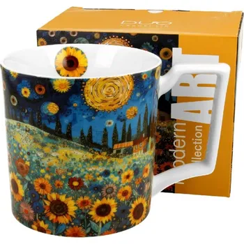 Porcelánový hrnek - slunečnice, 1000 ml