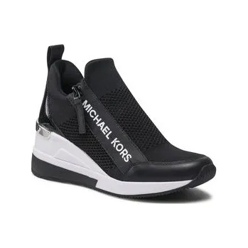 Dámské tenisky Sneakersy MICHAEL Michael Kors Willis Wedge Trainer 43S2WIFS1D Černá 38