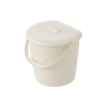 Podlahový mycí stroj NÁSTĚNNÉ PLASTOVÉ VĚDRO S VÍKEM 11L KRÉMOVÉ -BEN