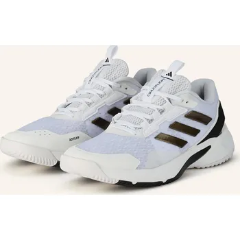 Dámská obuv Adidas Indoorové Boty Crazyflight 6, bílá / zlatá / černá