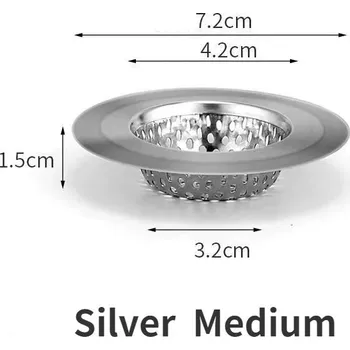 podložka do dřezu Nerezové sítko do dřezu | odtokový filtr - M