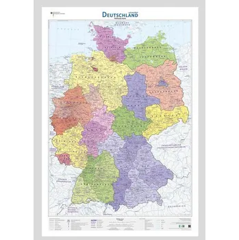 Deutschland auf einen Blick! Politische Karte 1:750 000 - BKG - Bundesamt für Kartographie und Geodäsie