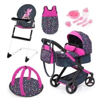 Panenka Wózek dla lalek granatowy z akcesoriami XEO (pl, 2000, Bayer Design)